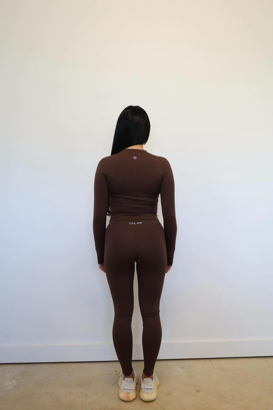 Elite Luxe Long Sleeve Chocolate