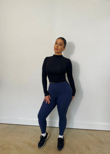  Cloud Turtleneck Long Sleeve Black