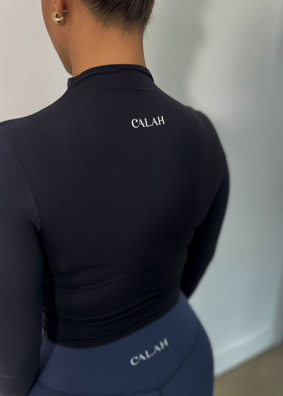 Cloud Turtleneck Long Sleeve Black