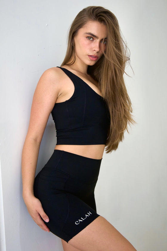 Elite Luxe Isla Crop Midnight