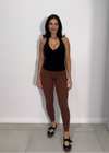 Soft Luxe Essential Leggings Brown